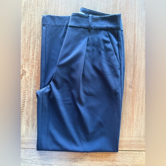 NWOT, LOFT Peyton Wide Leg Trousers, Navy, 4 - Picture 5 of 7